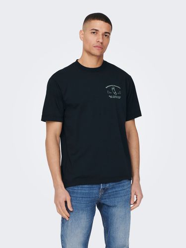 T-shirts Relaxed Fit Col Rond - ONLY & SONS - Modalova