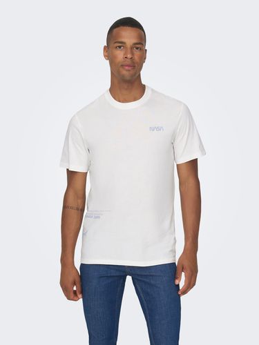 T-shirts Regular Fit Col Rond - ONLY & SONS - Modalova