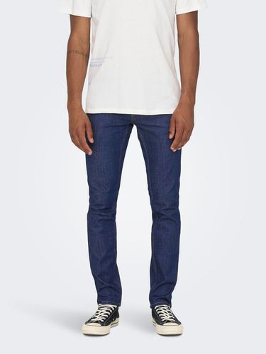 Onlsloom Slim Blue Denim 6739 Dnm Jeans - ONLY & SONS - Modalova