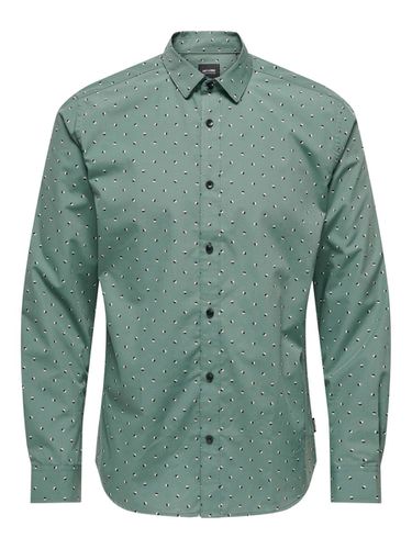 Chemises Slim Fit Col chemise - ONLY & SONS - Modalova