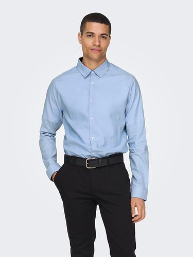 Chemises Slim Fit Col chemise - ONLY & SONS - Modalova