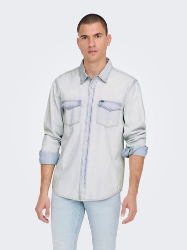 Chemises Regular Fit Col chemise - ONLY & SONS - Modalova