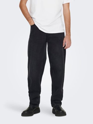 ONSFIVE RELAX WASHED BLACK 3853 JEANS - ONLY & SONS - Modalova