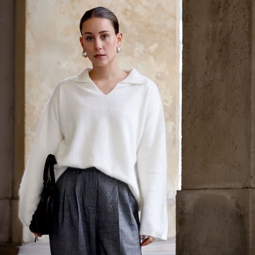 LILYSILK Pulls Cachemire Col En Duvet, Légèrement Pelucheux 100 % Cachemire S'Adapte Parfaitement À La Vie Quotidienne M - LILYSILK - Modalova