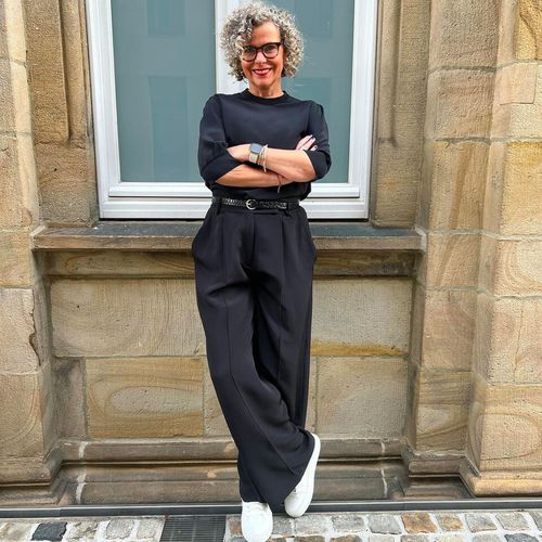 LILYSILK Pantalon Large Soie Jambes Larges, Coupe Haute À La Taille Charmeuse Soie Sûr Et Non Toxique Pantalon 39-42 - LILYSILK - Modalova
