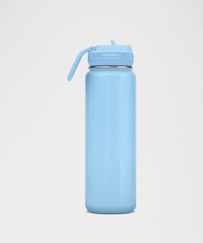 “ Bouteille d'eau Back to Life 710ml Bouchon avec paille Shine â€“ Blue/Pastel - lululemon - Modalova