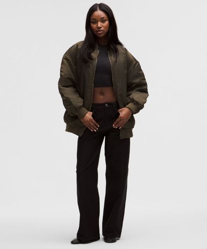 “ Reversible Oversized 600-Down-Fill Bomber Jackets â€“ Brun/Vert â€“ Taille L - lululemon - Modalova