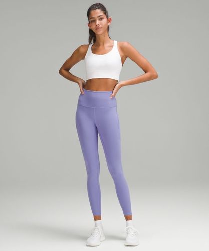 “ Legging Wunder Train taille haute avec pochess â€“ 64 cm â€“ Violet â€“ Taille 14 - lululemon - Modalova