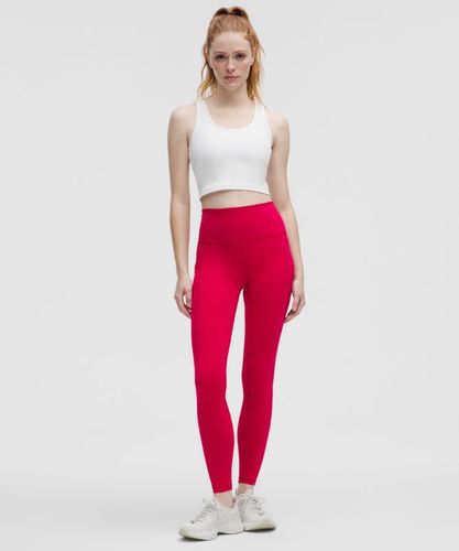 “ Legging Wunder Train taille haute avec pochess â€“ 71 cm â€“ Rose â€“ Taille 6 - lululemon - Modalova