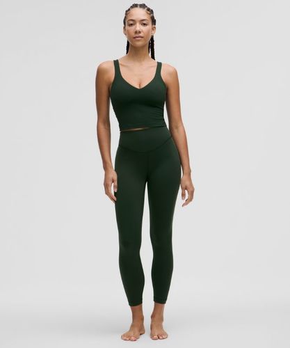 “ Legging Wunder Under SmoothCover taille hautes â€“ 64 cm â€“ Vert â€“ Taille 0 - lululemon - Modalova