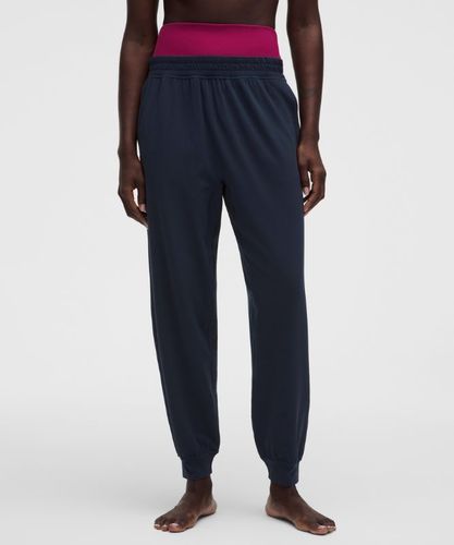 “ Pantalon de jogging Ã  taille cÃ´telÃ©e Aligns â€“ Bleu â€“ Taille 6 - lululemon - Modalova