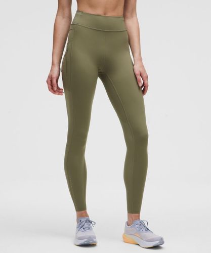 “ Legging taille haute Fast and Free lÃ©ger Ã‰dition spÃ©ciales â€“ 71 cm â€“ Vert â€“ Taille 8 - lululemon - Modalova