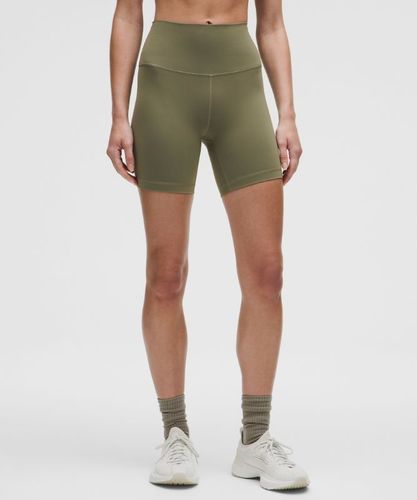 “ Short Wunder Train taille hautes â€“ 15 cm â€“ Vert â€“ Taille 14 - lululemon - Modalova