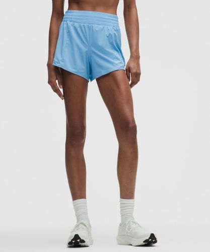 “ Short Hotty Hot doublÃ© taille hautes â€“ 10 cm â€“ Bleu - lululemon - Modalova