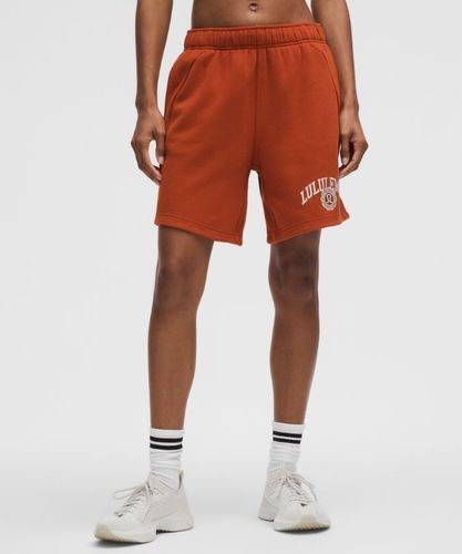 “ Short Scuba Oversized taille mi-haute Graphics â€“ 18 cm â€“ Orange â€“ Taille M - lululemon - Modalova