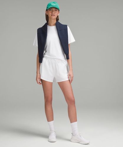 “ Short dÃ©contractÃ© lÃ©ger taille haute Doublure longues â€“ 8 cm â€“ Blanc â€“ Taille 14 - lululemon - Modalova