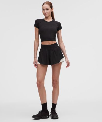 “ Short de running Shake It Out taille hautes â€“ 6 cm â€“ Noir â€“ Taille M - lululemon - Modalova