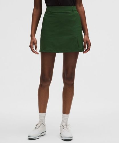 “ Jupe de golf plissÃ©e Ã  l'avant en sergÃ© extensible Logo brodÃ©s â€“ Taille 31 - lululemon - Modalova
