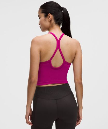 “ DÃ©bardeur d'entraÃ®nement Get Low Ã  dos croisÃ© Maintien lÃ©ger, bonnets B/Cs â€“ Rose â€“ Taille M - lululemon - Modalova