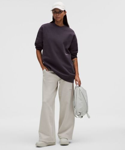 “ Sweat Big Cozy oversize Ã  col ronds â€“ Violet/Violet â€“ Taille M - lululemon - Modalova
