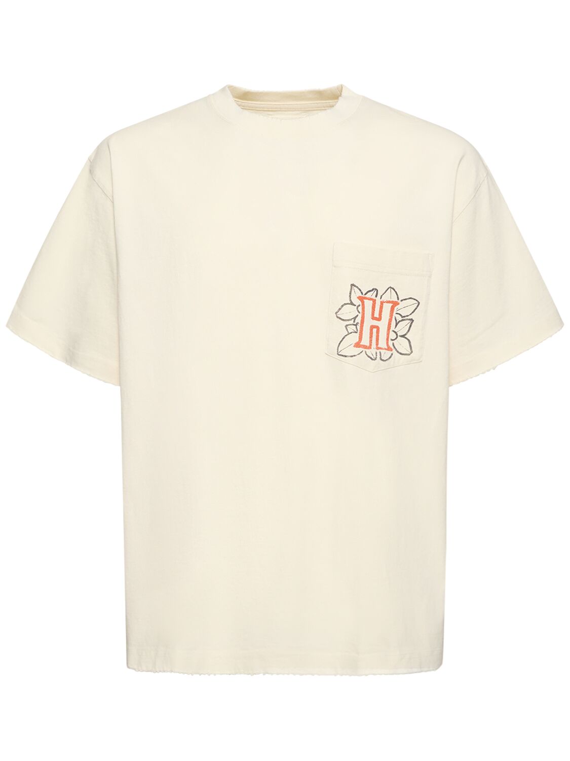 T-shirt En Jersey Avec Poche Fleurie B-summer - HONOR THE GIFT - Modalova