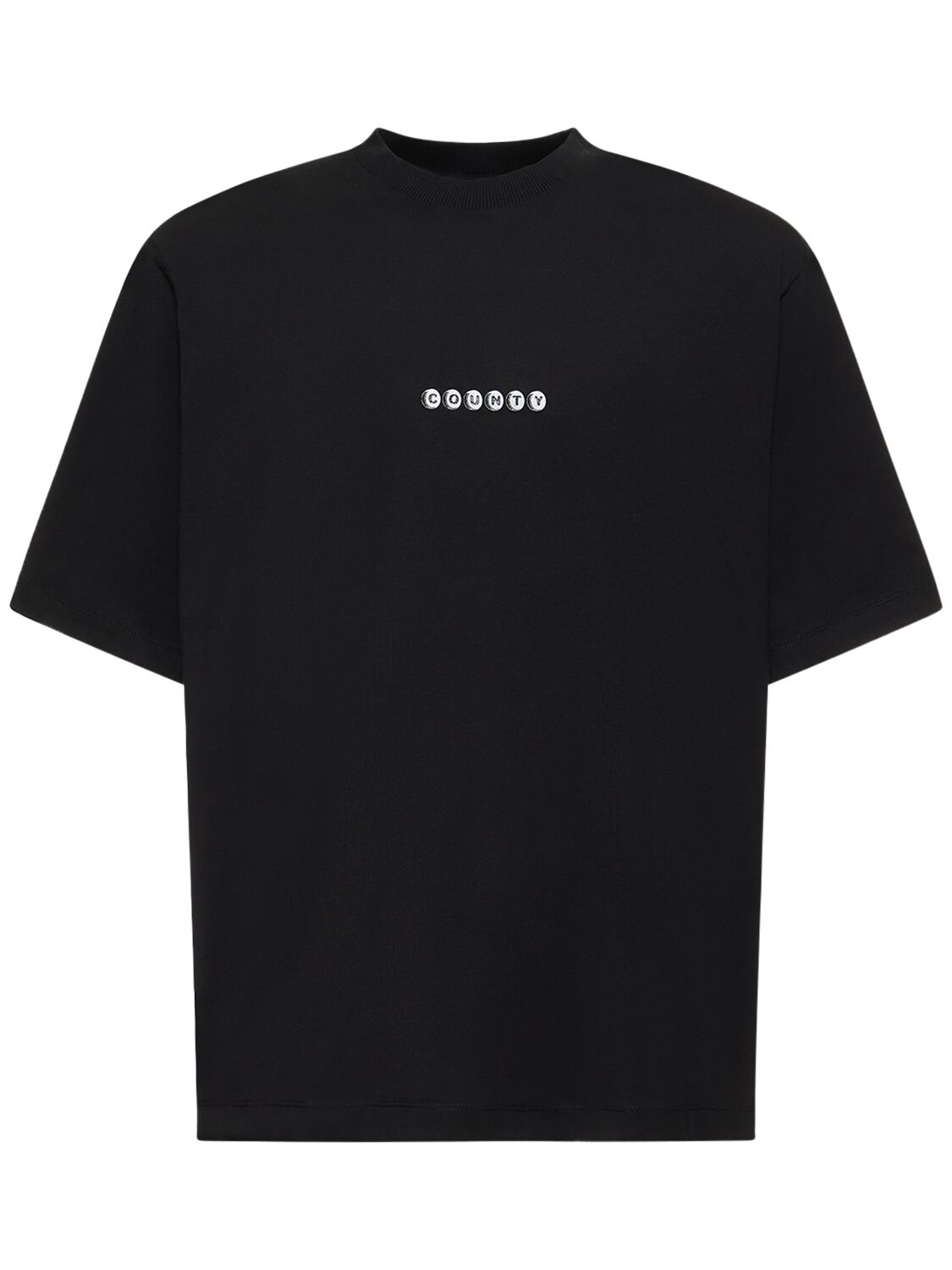 T-shirt Oversize En Coton Imprimé Logo - MARCELO BURLON COUNTY OF MILAN - Modalova