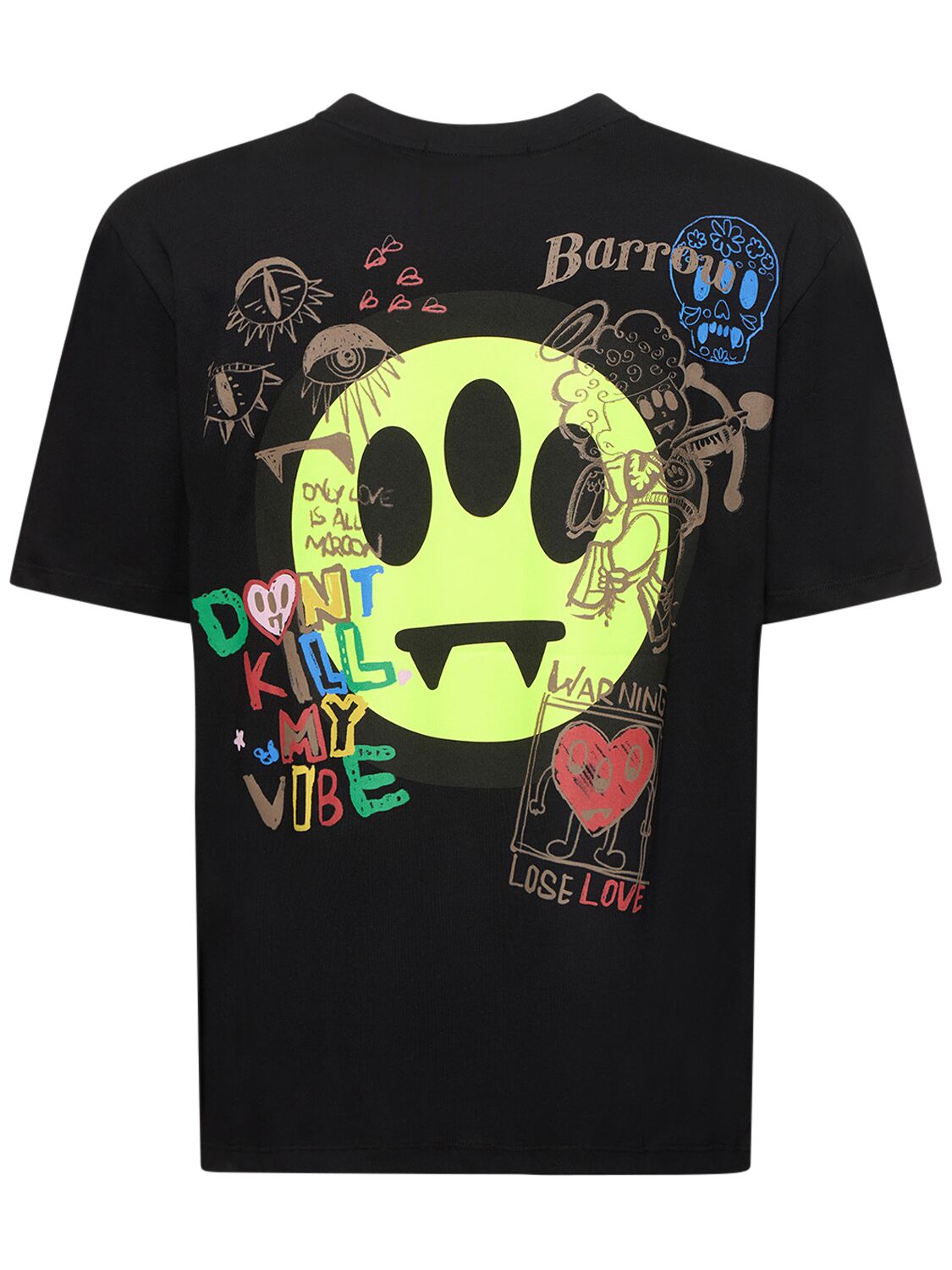 T-shirt Unisexe En Coton Imprimé Logo - BARROW - Modalova