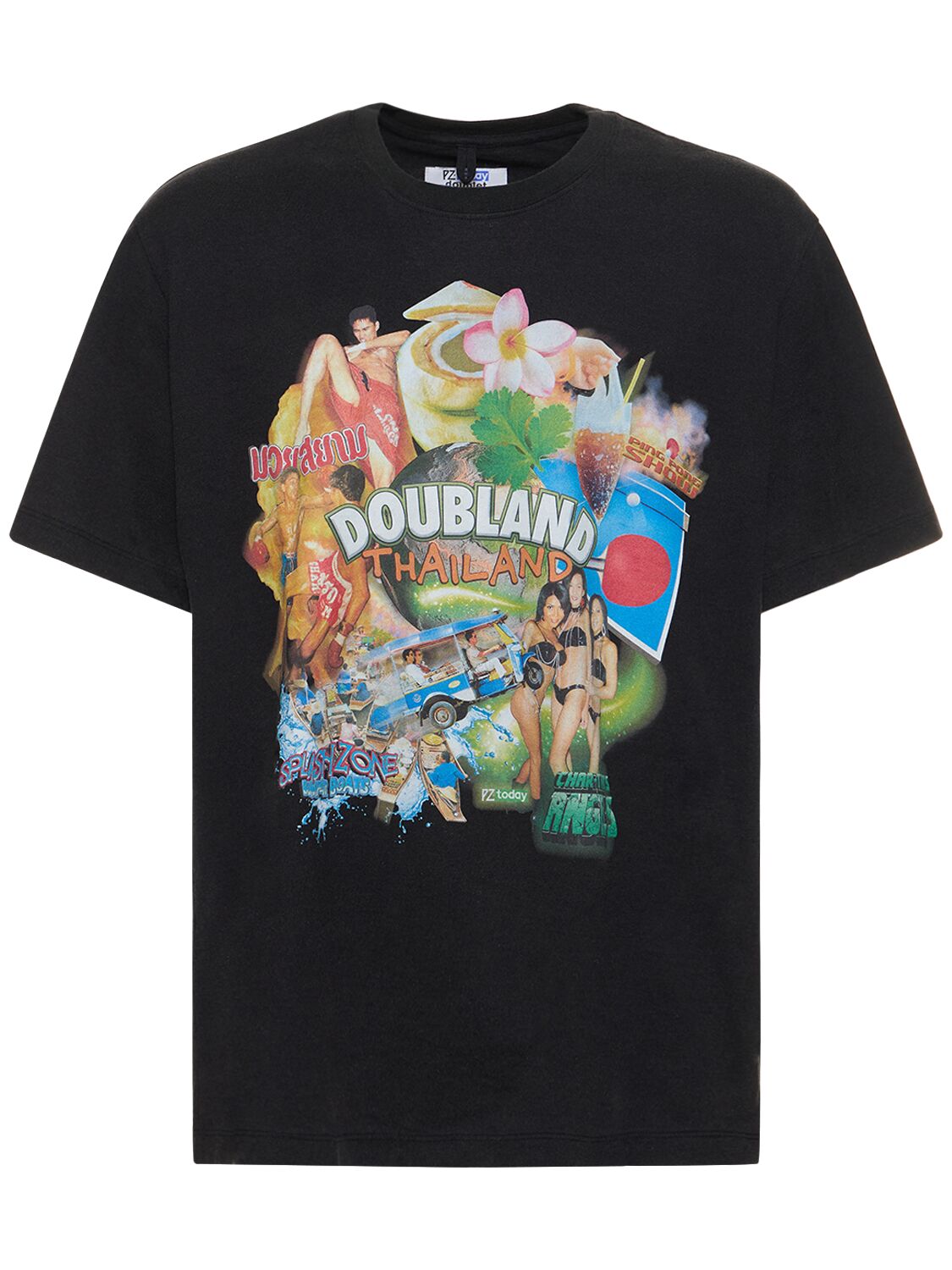 T-shirt En Coton Doublet Today - DOUBLET - Modalova