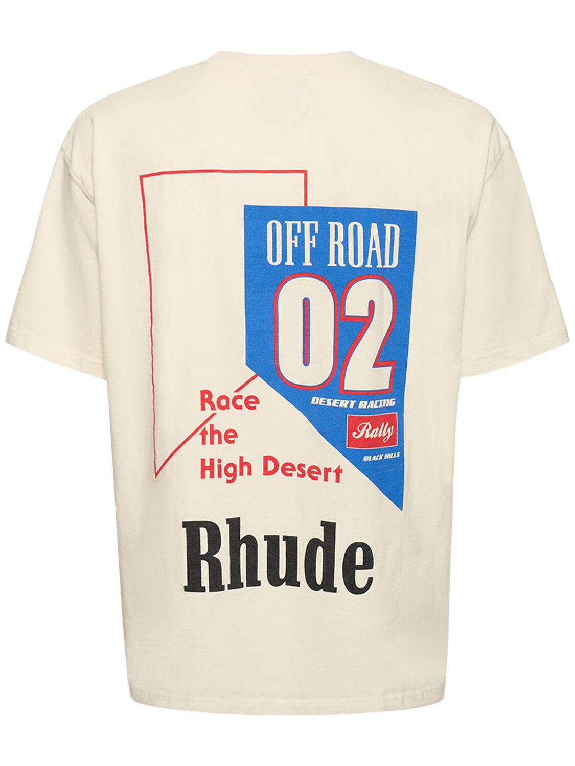 Printed Cotton T-shirt - RHUDE - Modalova