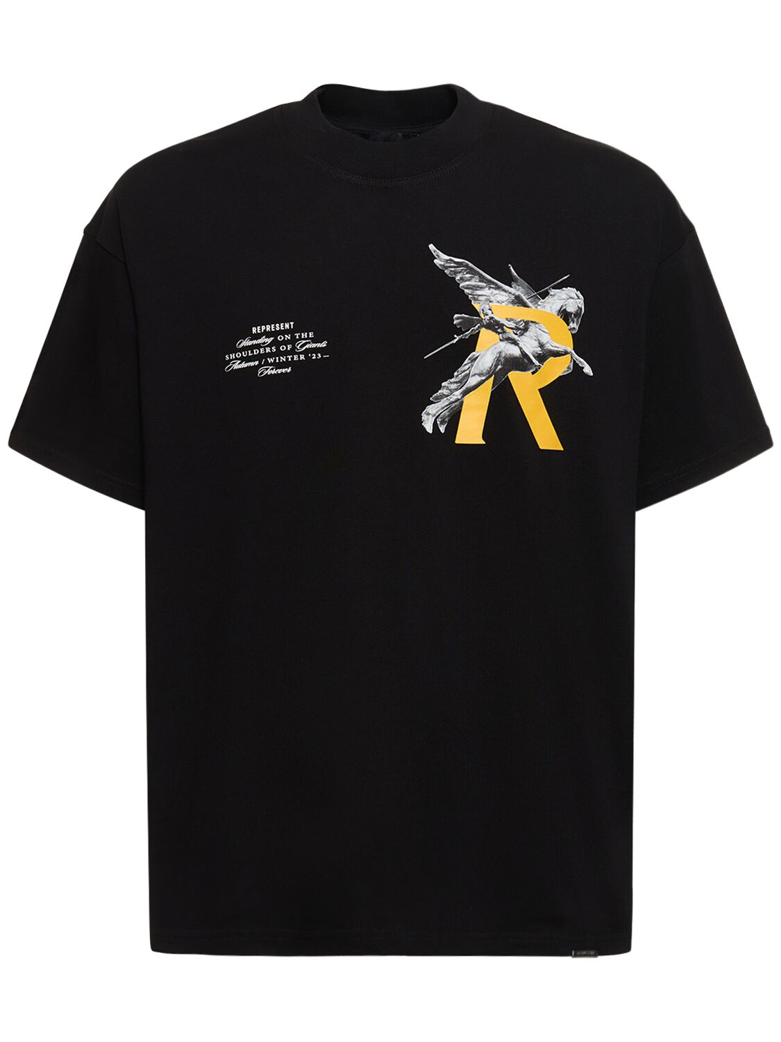 T-shirt Oversize En Coton Imprimé Logo - REPRESENT - Modalova