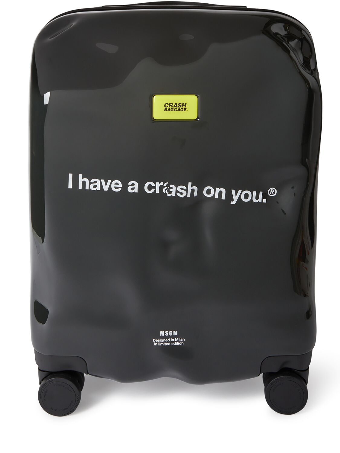 Valise Cabine X Crash Baggage Icon - MSGM - Modalova