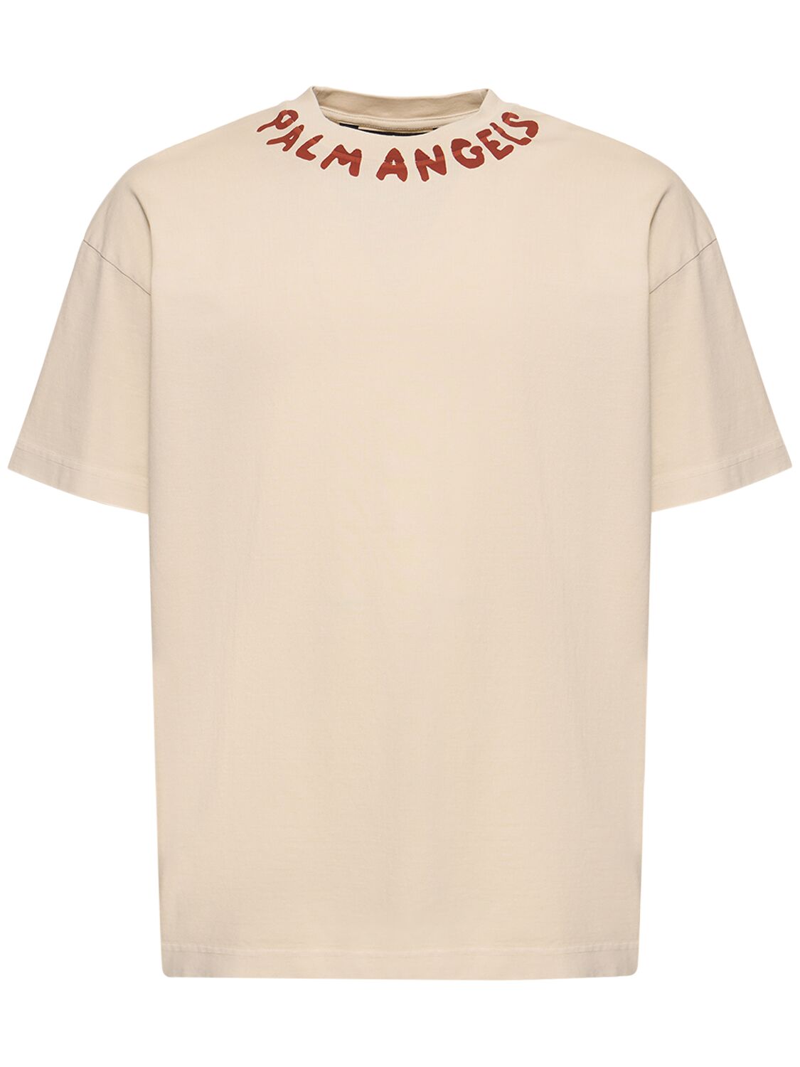 T-shirt En Coton À Logo Seasonal - PALM ANGELS - Modalova