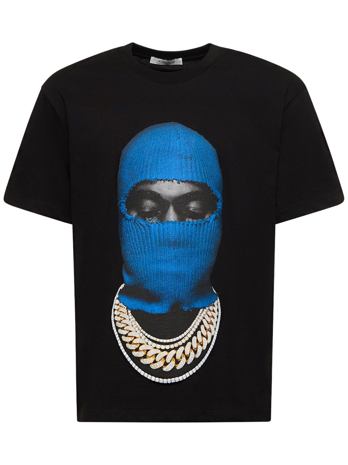 T-shirt Détail Masque Bleu - IH NOM UH NIT - Modalova