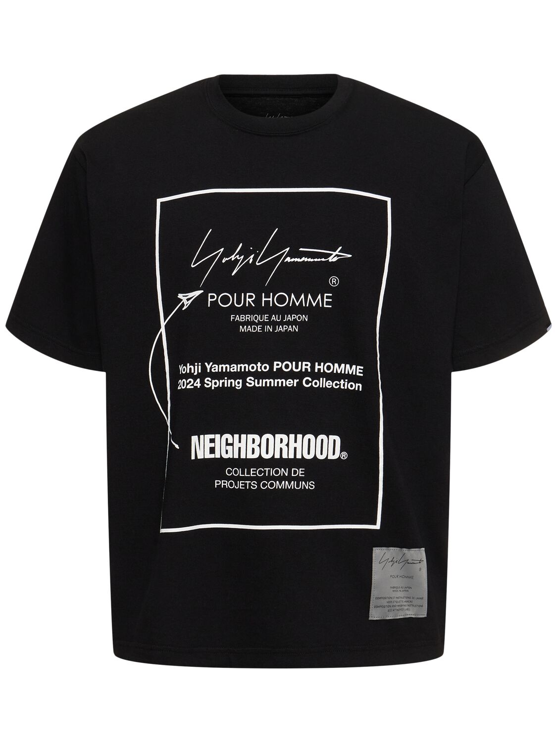 T-shirt En Coton Neighborhood X Yohji - YOHJI YAMAMOTO - Modalova