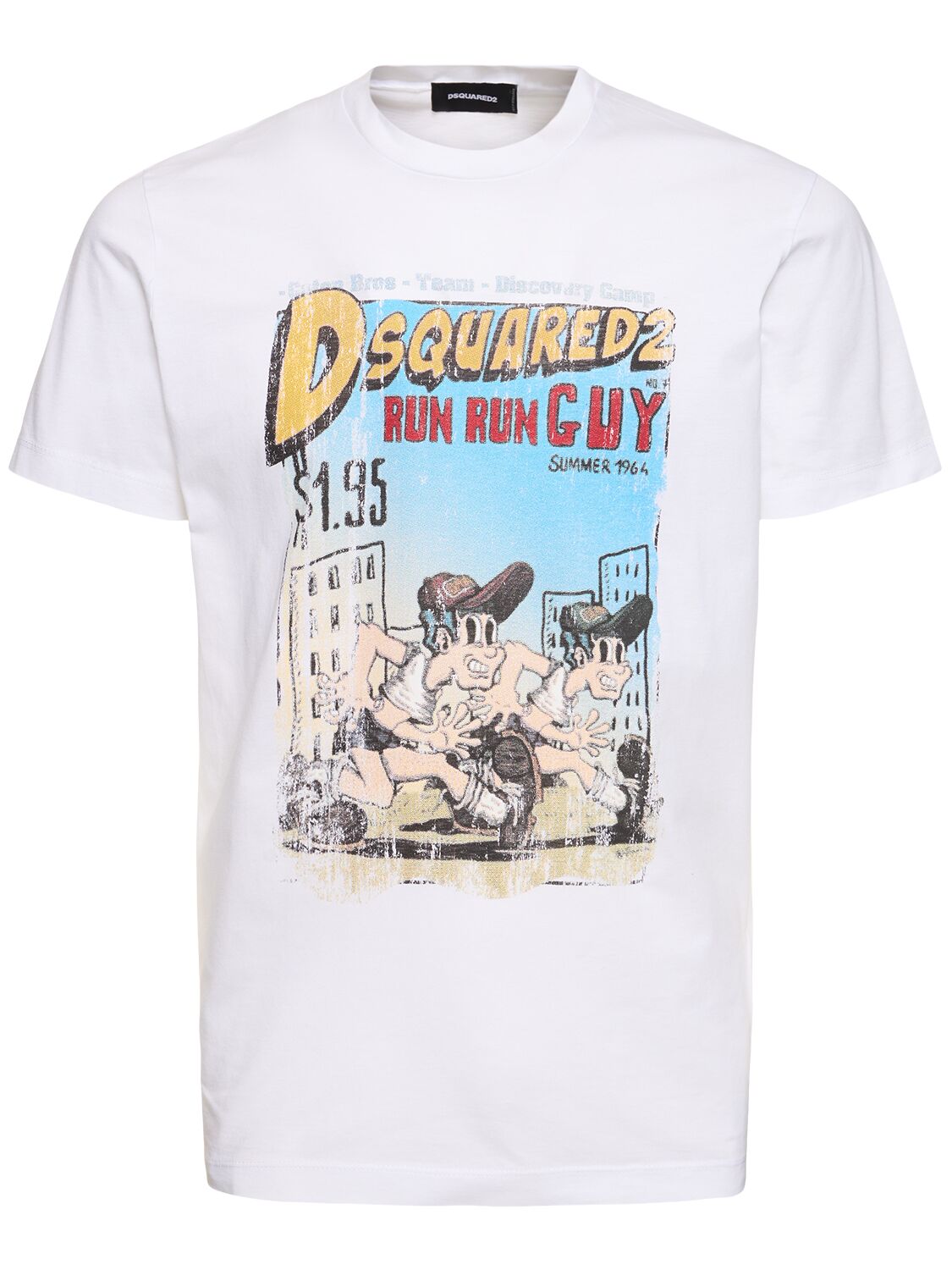 T-shirt En Coton Imprimé - DSQUARED2 - Modalova