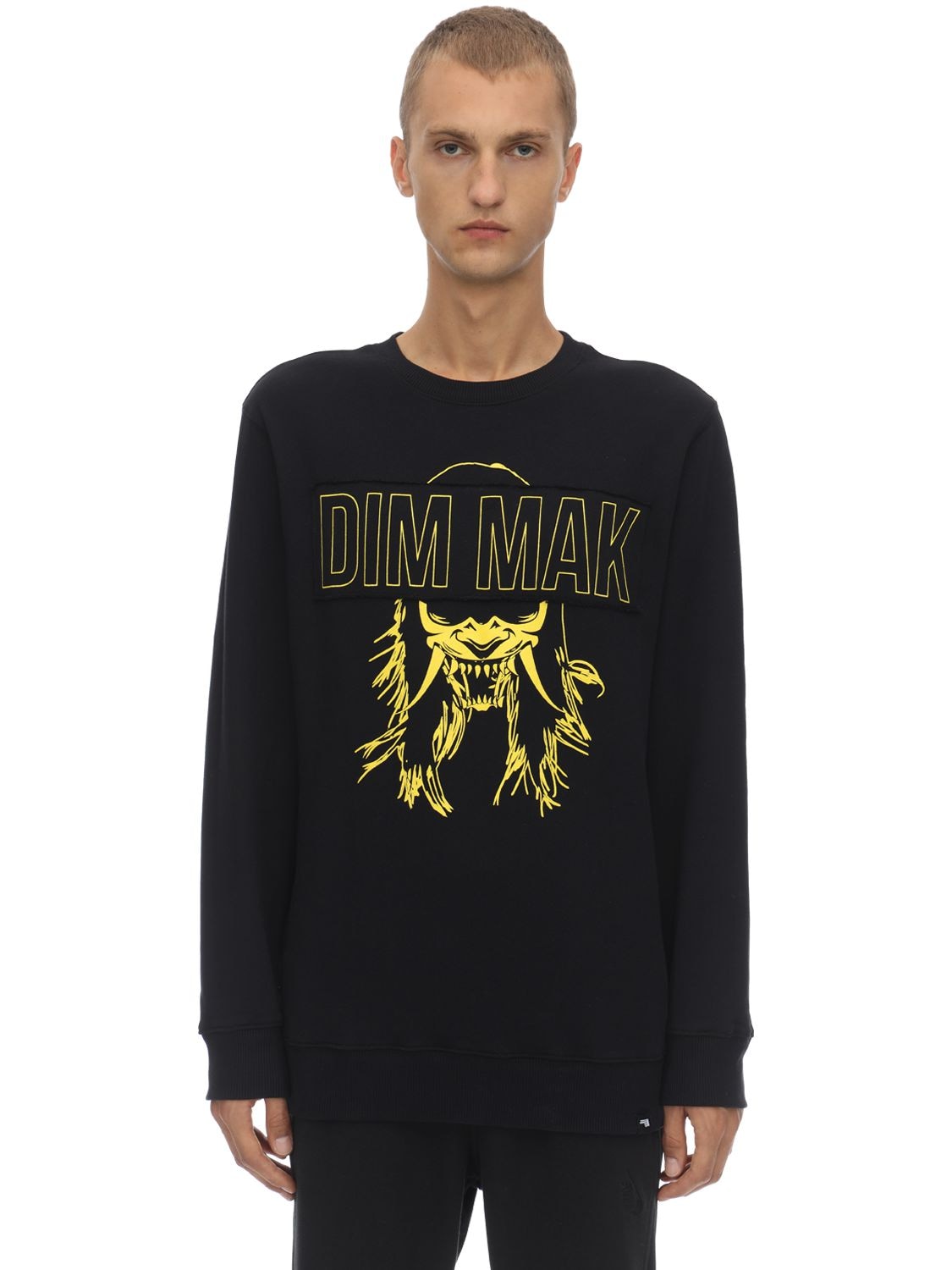 Sweat-shirt En Coton "dim Mak Demon Mask" - DIM MAK COLLECTION - Modalova