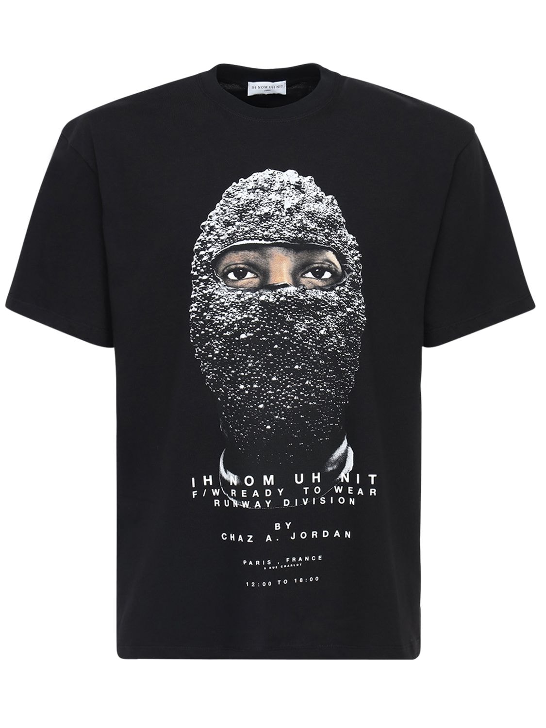 T-shirt En Coton Imprimé Masque - IH NOM UH NIT - Modalova