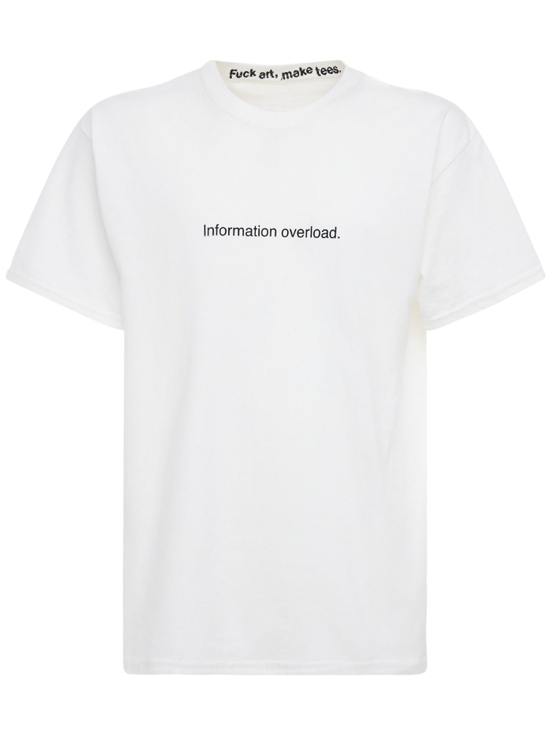 T-shirt En Coton Information Overload - FAMT - FUCK ART MAKE TEES - Modalova