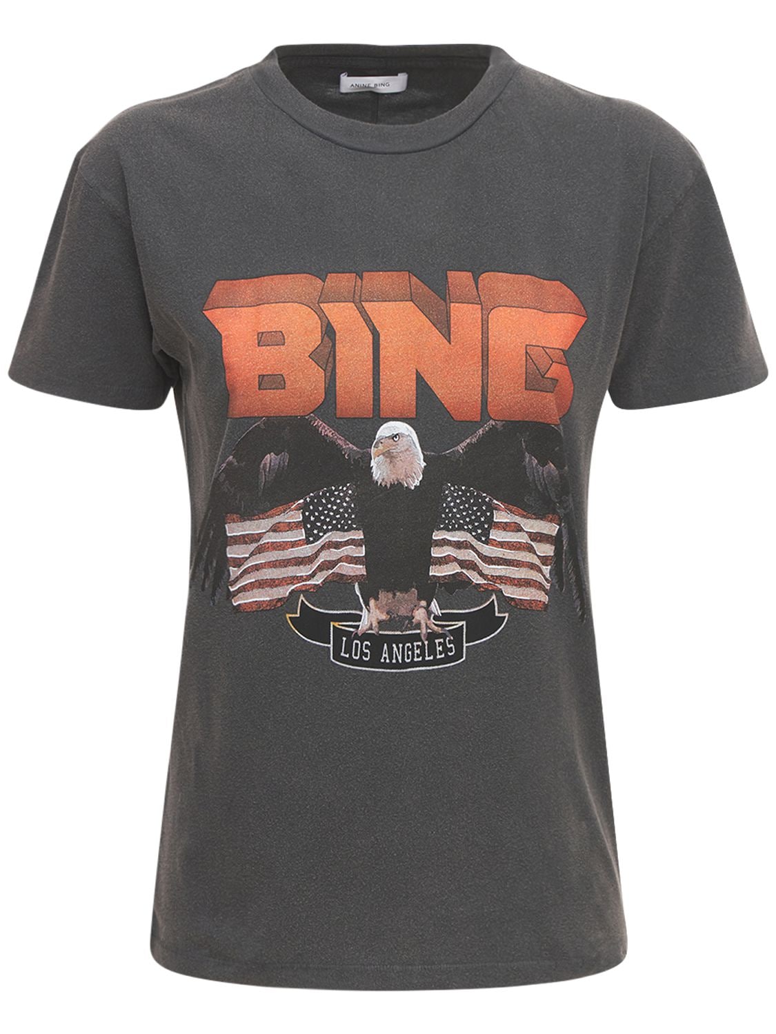T-shirt En Coton Imprimé Bing - ANINE BING - Modalova