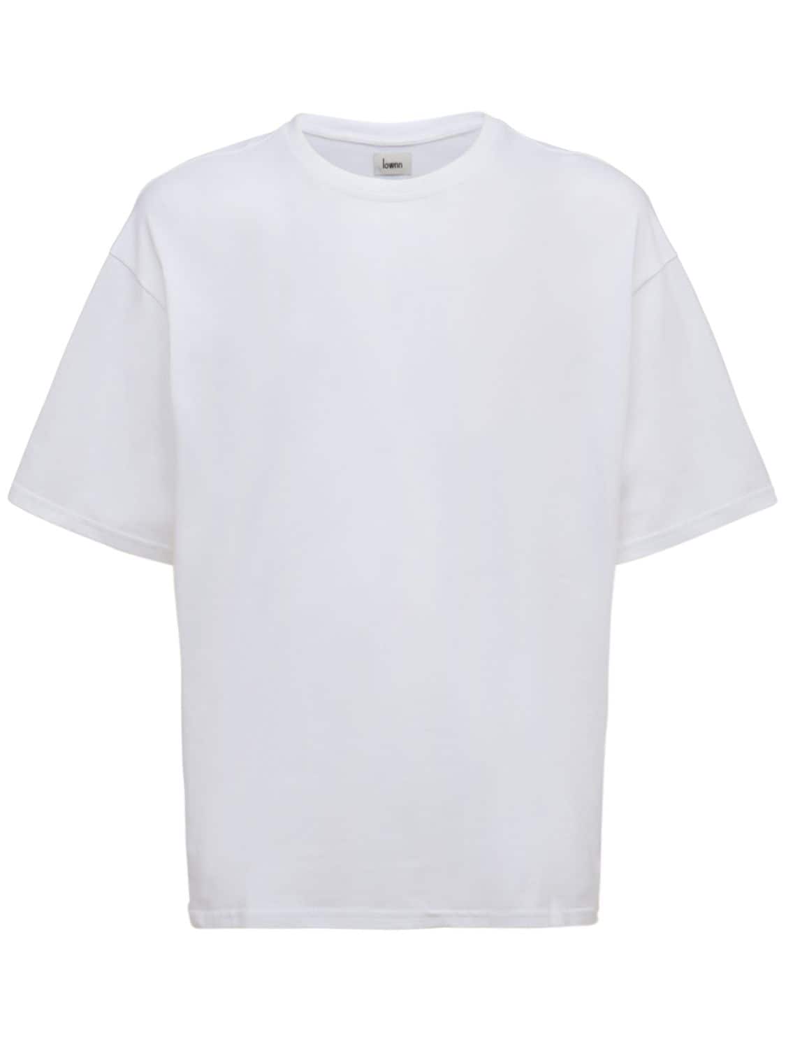 T-shirt En Coton Imprimé Logo - LOWNN - Modalova
