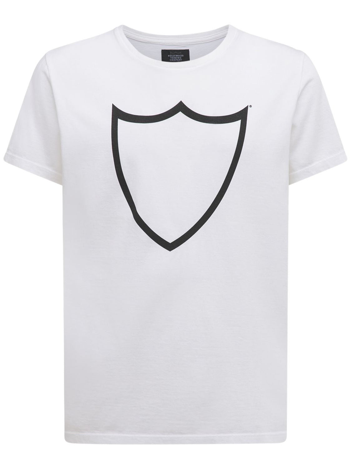 T-shirt Slim En Coton Imprimé Logo - HTC LOS ANGELES - Modalova