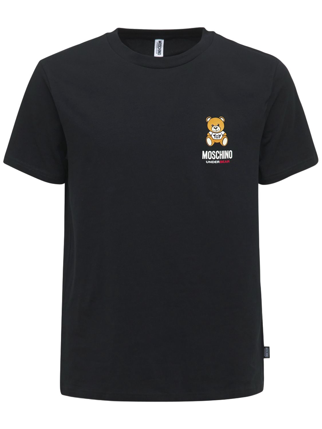 T-shirt En Coton À Logo - MOSCHINO UNDERWEAR - Modalova