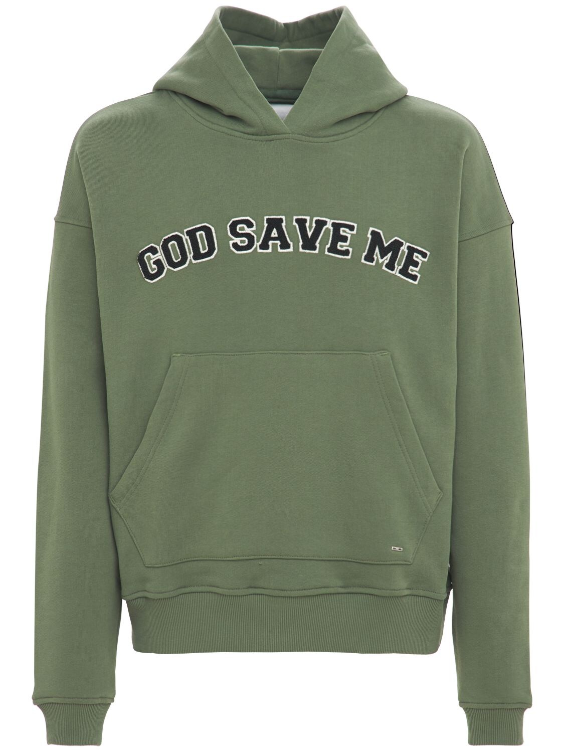 Sweat-shirt À Capuche "god Save Me" - FLANEUR HOMME - Modalova