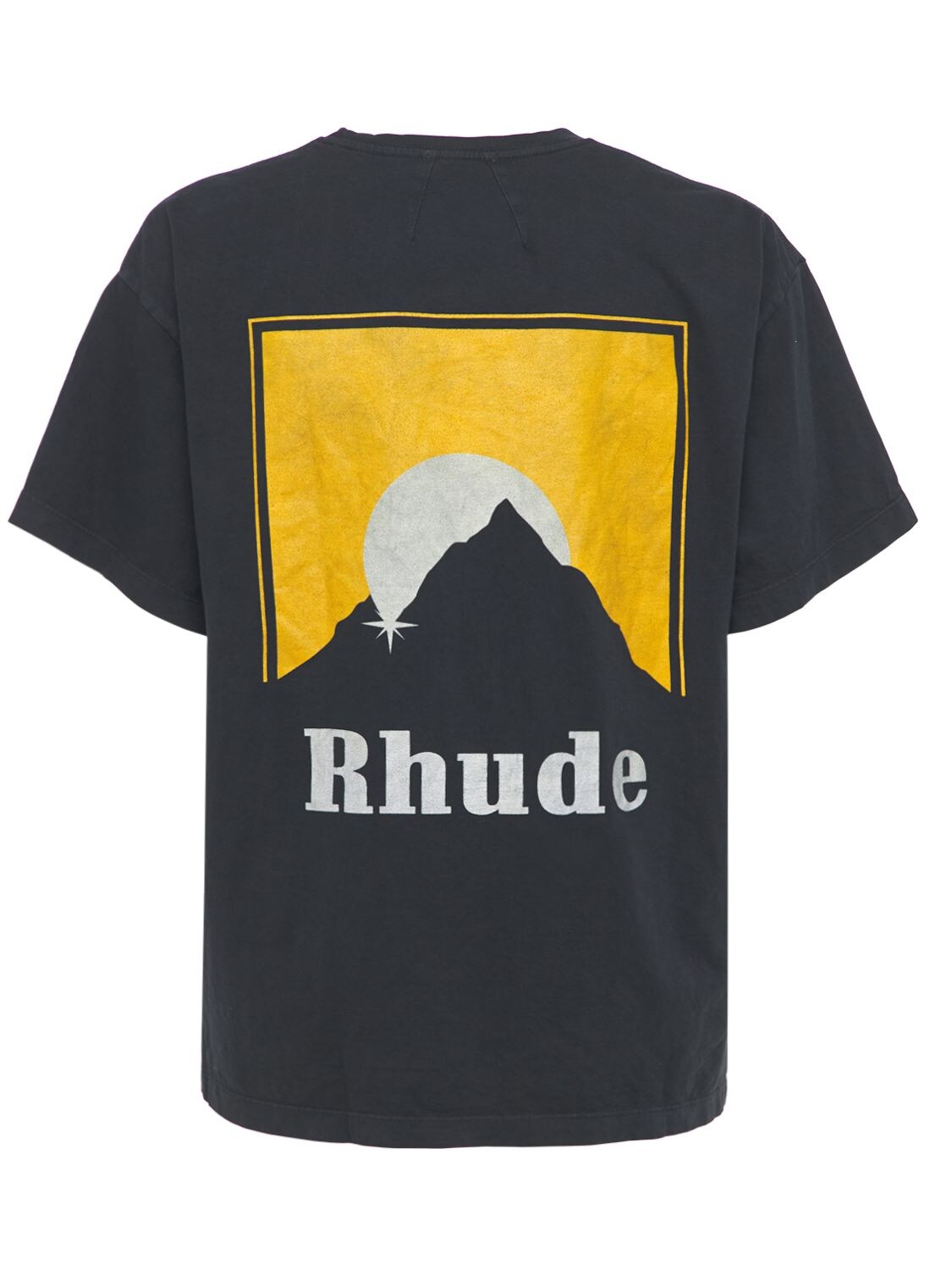 T-shirt En Coton Imprimé "moonlight" - RHUDE - Modalova