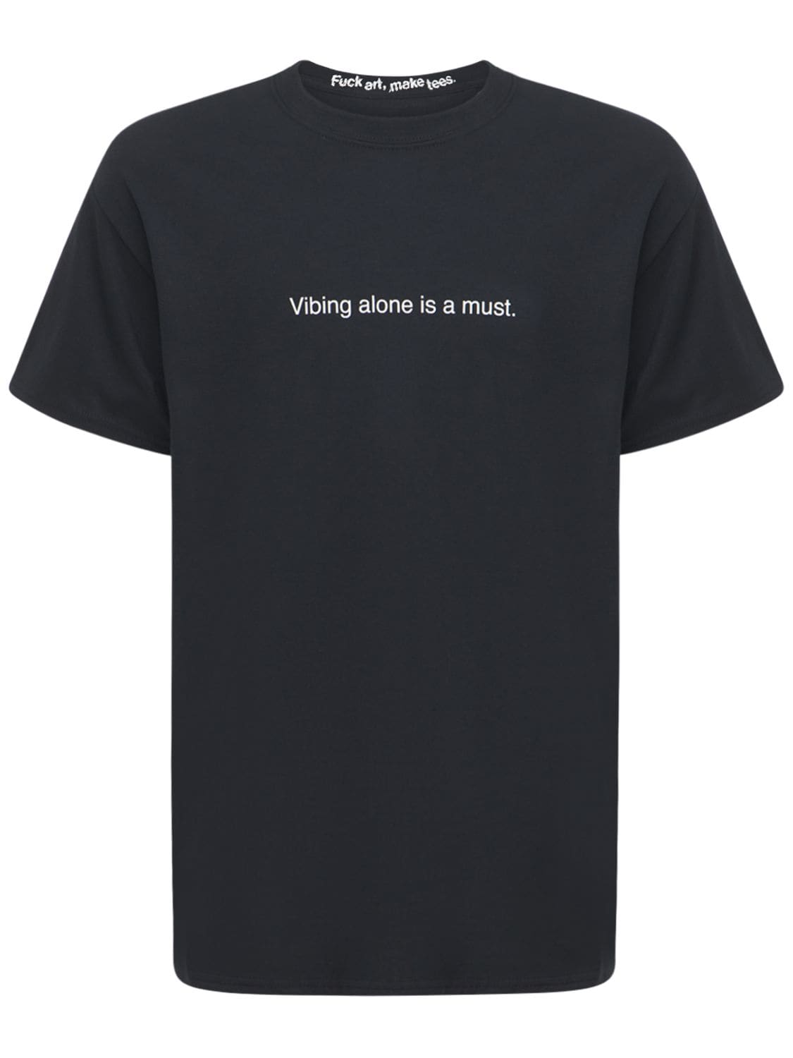 T-shirt En Coton Vibing Alone Is A Must - FAMT - FUCK ART MAKE TEES - Modalova
