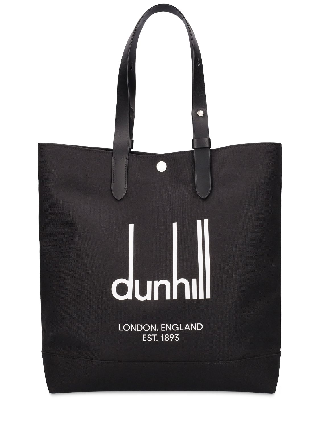Tote Bag En Toile De Lin Mélangé À Logo - DUNHILL - Modalova