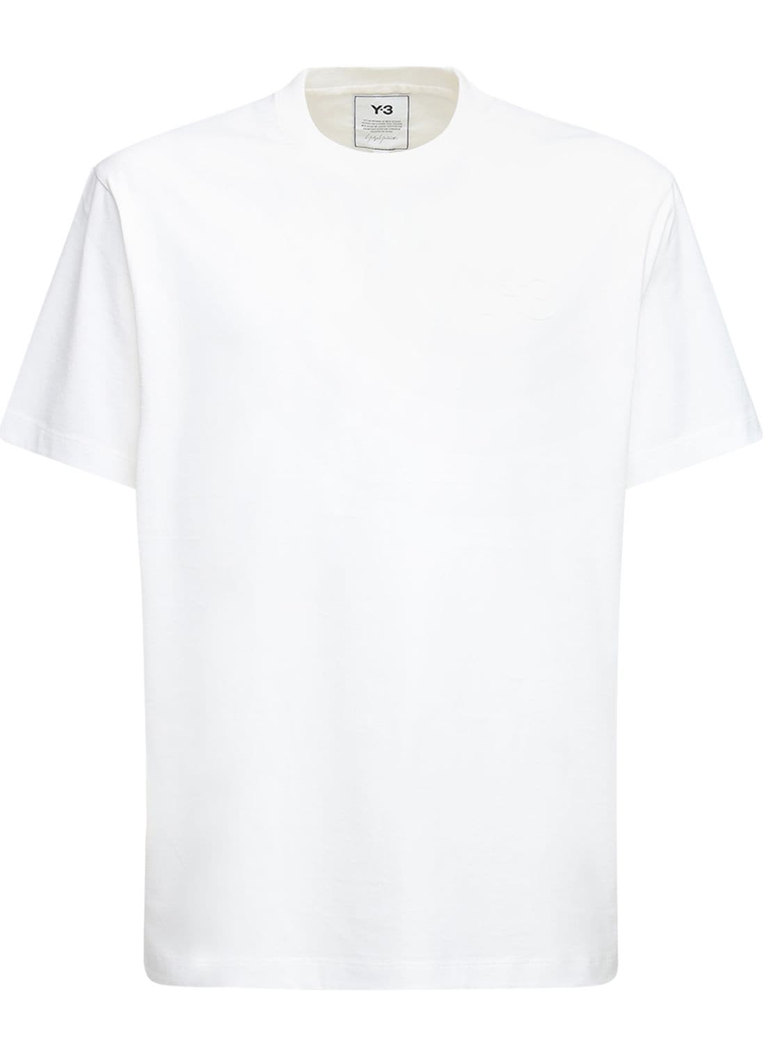 T-shirt En Jersey De Coton À Logo - Y-3 - Modalova