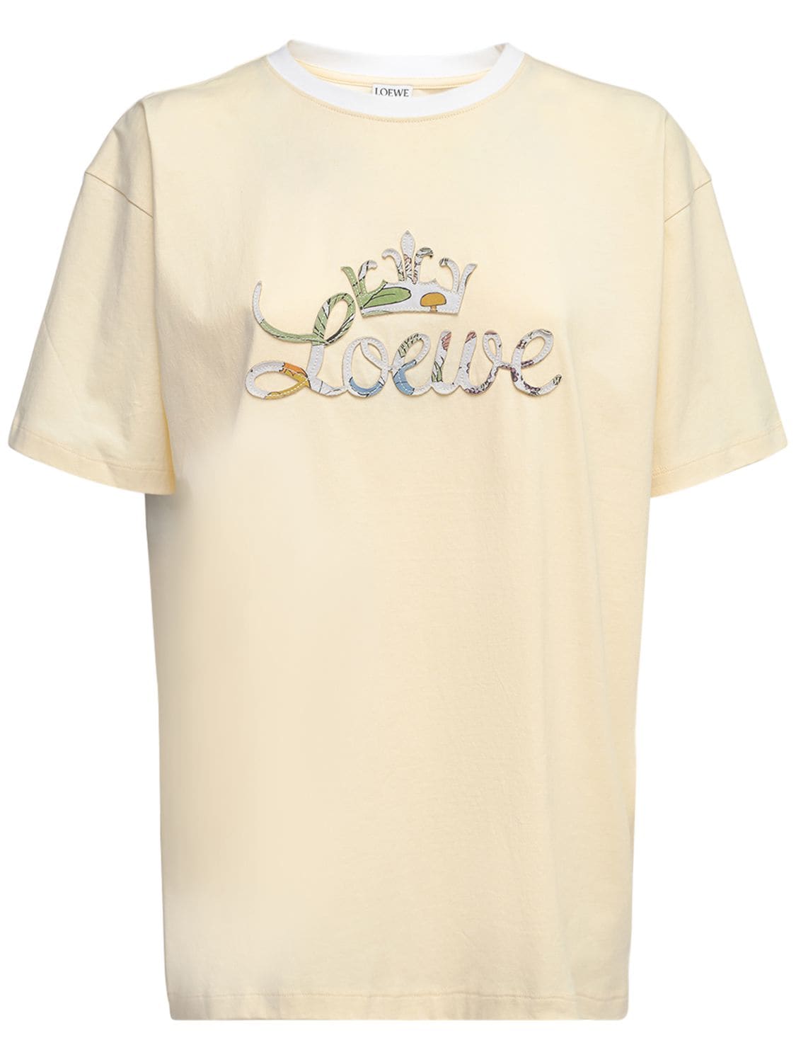 T-shirt En Jersey De Coton À Imprimé Logo - LOEWE - Modalova