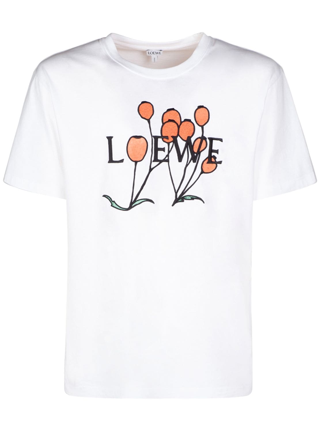 T-shirt En Coton À Logo Herbarium - LOEWE - Modalova