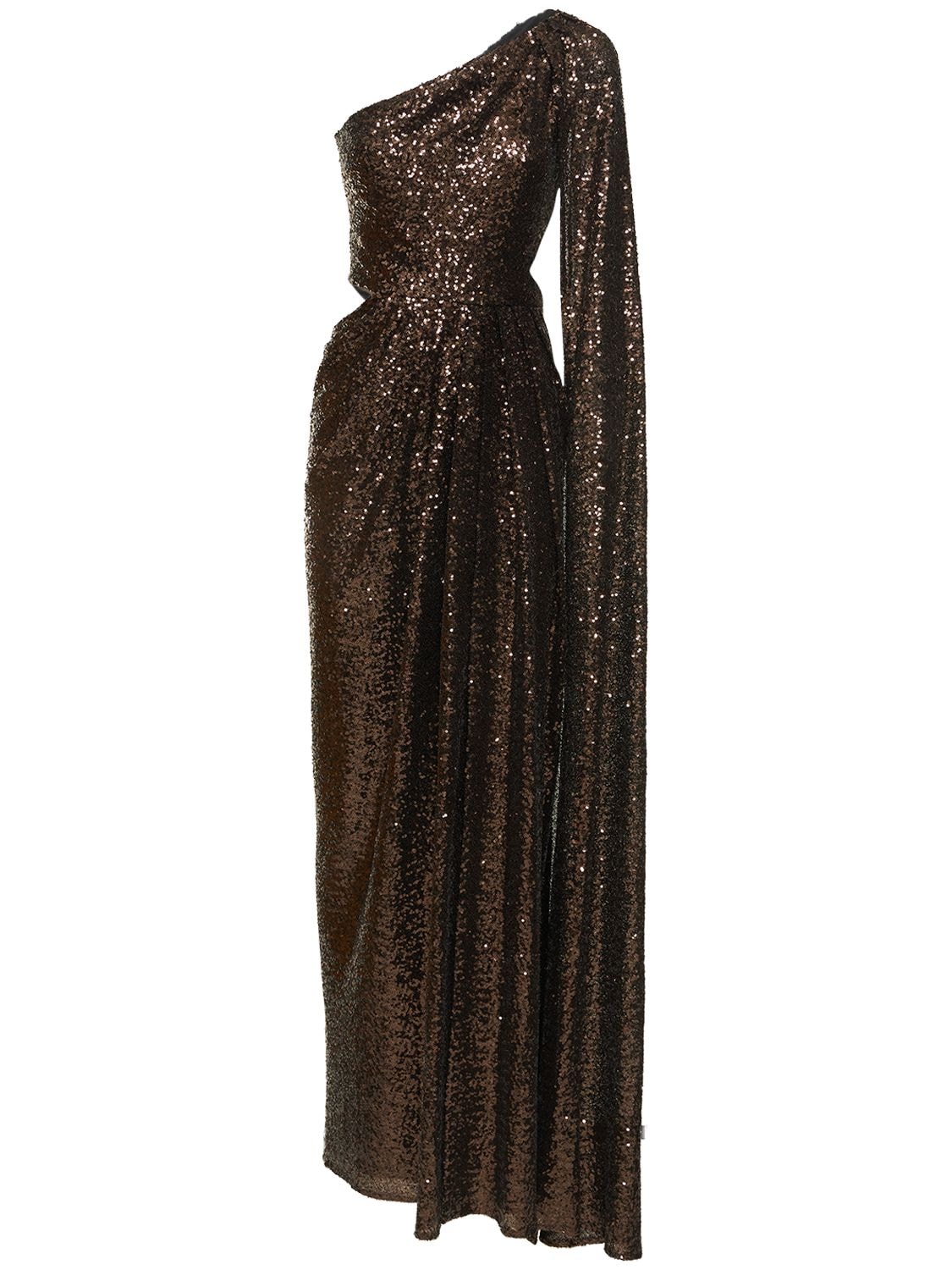 Robe Longue En Sequins - ZUHAIR MURAD - Modalova